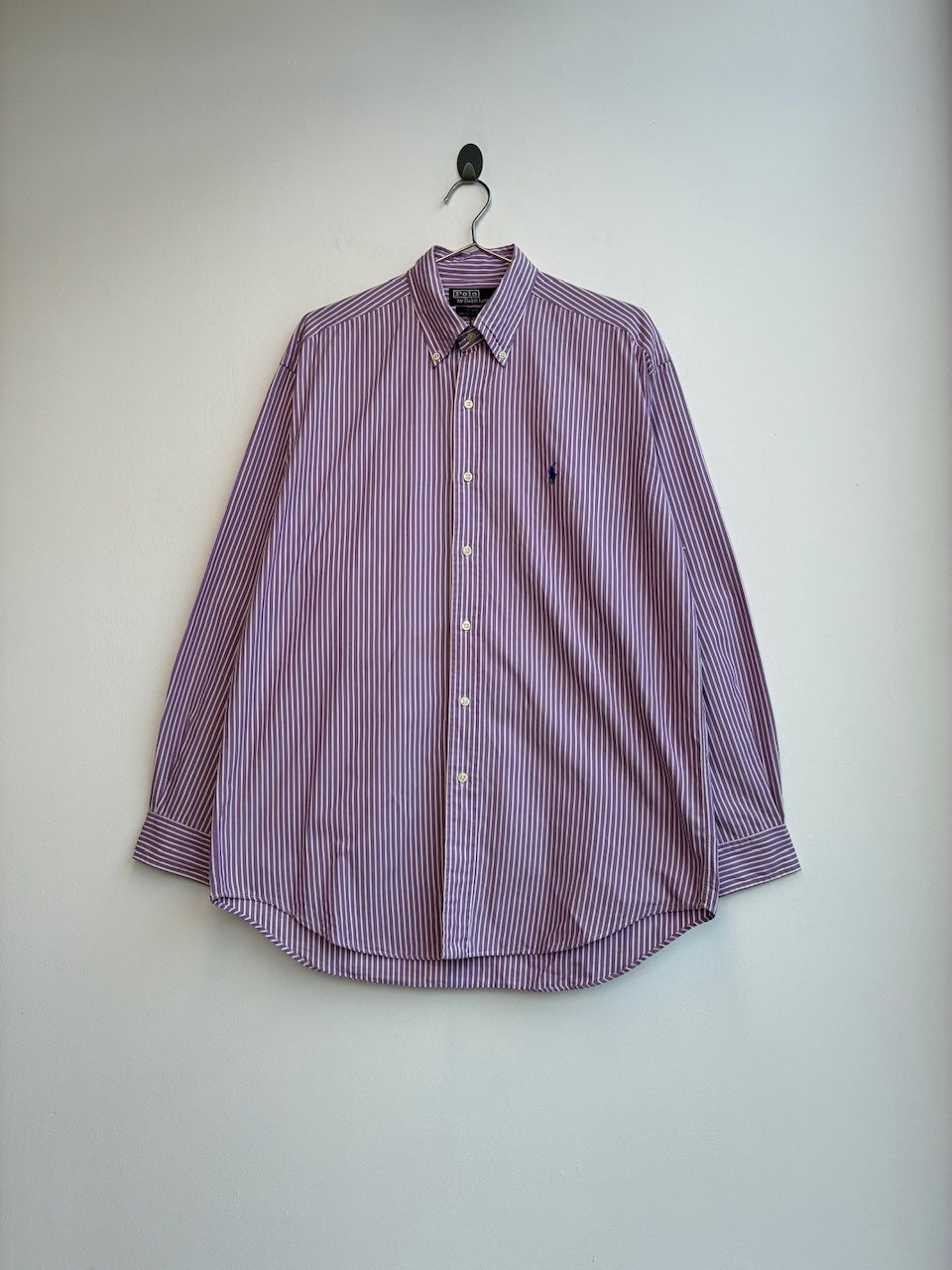 Polo by Ralph Lauren Purple Striped Shirt