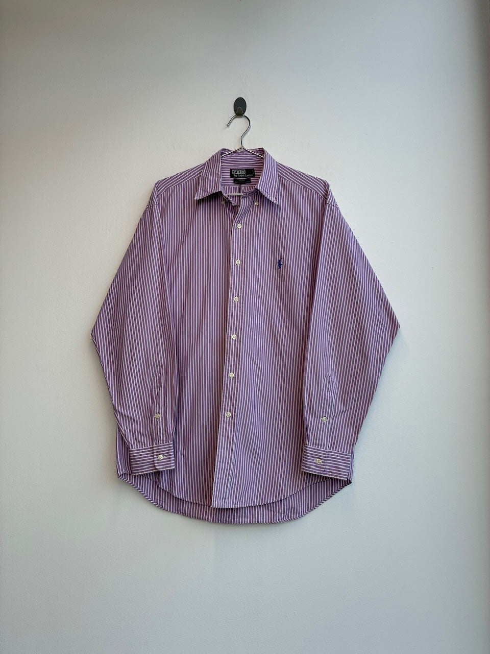 Polo by Ralph Lauren Purple Striped Shirt