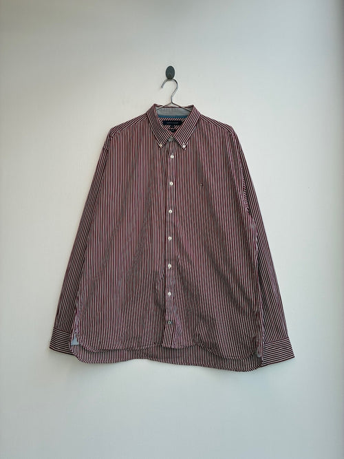 Tommy Hilfiger Deep Red Striped Shirt