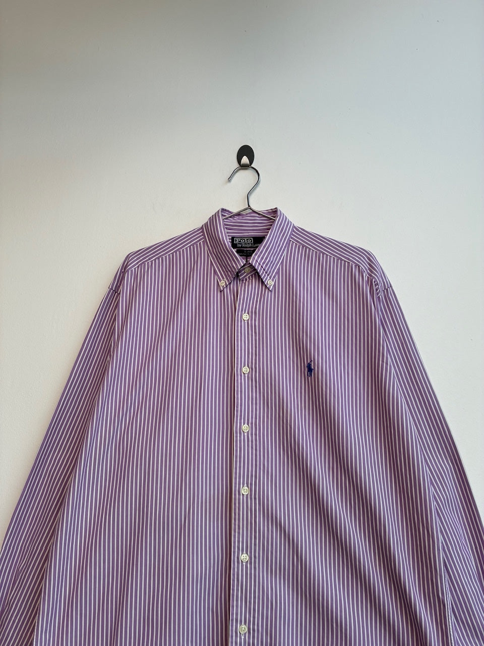 Polo by Ralph Lauren Purple Striped Shirt