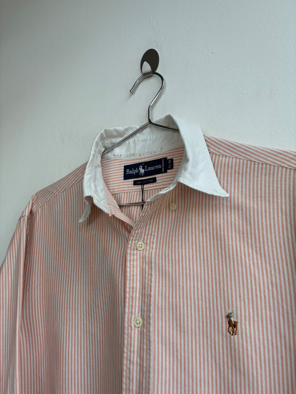 Ralph Lauren Orange Striped Shirt