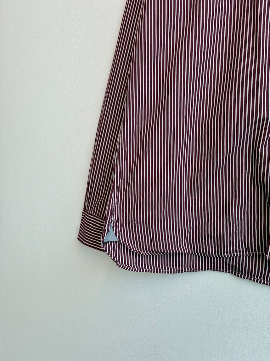 Tommy Hilfiger Deep Red Striped Shirt
